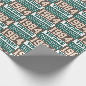 Papier Cadeau Né en 1984 papier d'emballage (Coin)