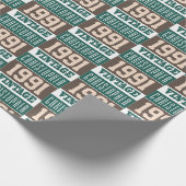 Papier Cadeau Né en 1991 papier d'emballage (Coin)