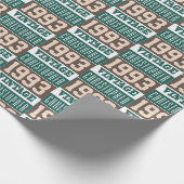 Papier Cadeau Né en 1993 papier d'emballage (Coin)