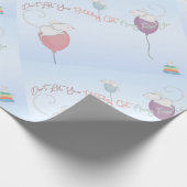 Papier Cadeau Ne laisse pas ton anniversaire s'éloigner de tes s (Coin)