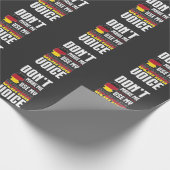 Papier Cadeau Ne m'oblige pas à utiliser ma voix allemande (Coin)