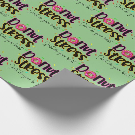 Papier Cadeau Ne Stress Faites Que Votre Meilleur (Coin)