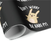 Papier Cadeau Ne vous inquiétez pas être lièvre-ppy Funny lapin (Coin rond)
