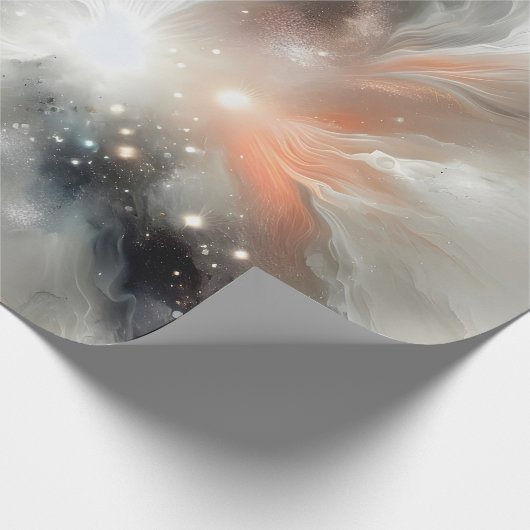Papier Cadeau Nebula céleste Abstraite (Coin)