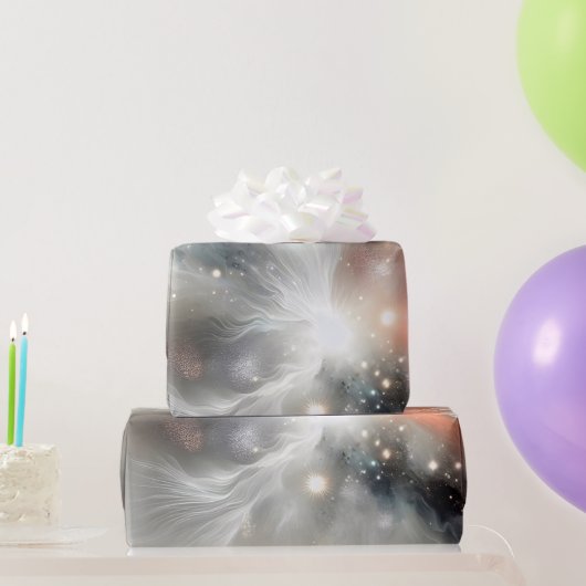 Papier Cadeau Nébuleuse céleste abstraite (Cadeaux de fête)