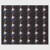 Papier Cadeau Nébuleuse colorée (Plat)