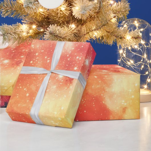 Papier Cadeau Nébuleuse cosmique radiante (Vacances)