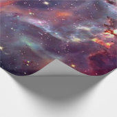 Papier Cadeau Nébuleuse de galaxie image spatiale. (Coin)