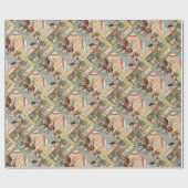 Papier Cadeau Néerlandais Sinterklaas de jour de St Nick sur le (Plat)