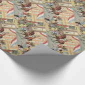 Papier Cadeau Néerlandais Sinterklaas de jour de St Nick sur le (Coin)