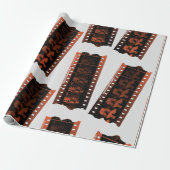 Papier Cadeau Negative Film Strip (Déroulé)