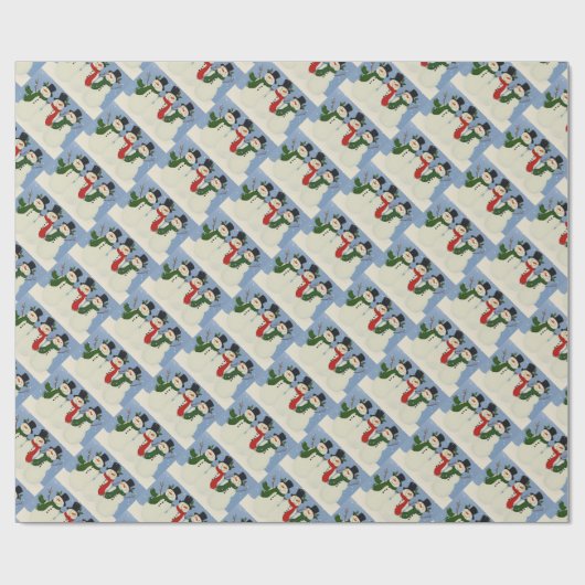 Papier Cadeau Neige (Plat)