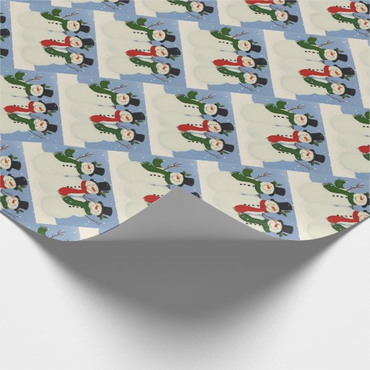 Papier Cadeau Neige (Coin)