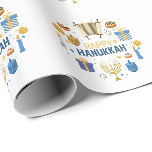 Papier Cadeau Neige (Coin rond)