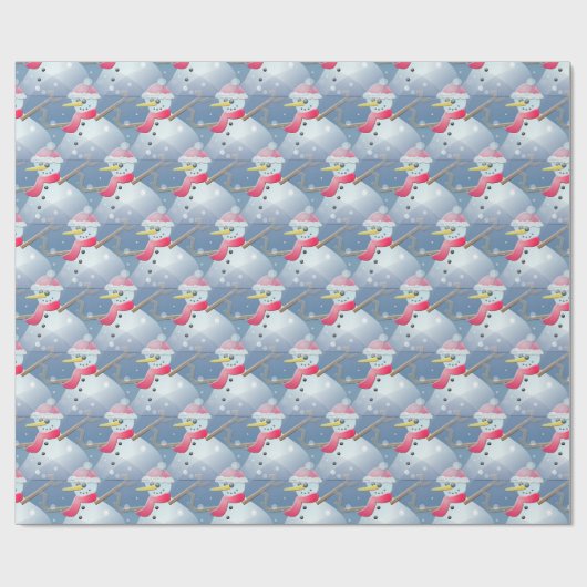 Papier Cadeau Neige (Plat)