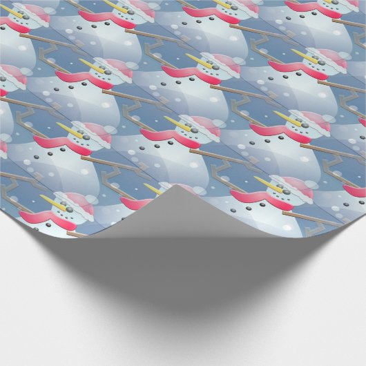 Papier Cadeau Neige (Coin)