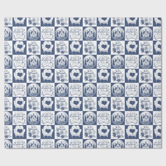 Papier Cadeau Neige (Plat)