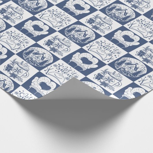 Papier Cadeau Neige (Coin)