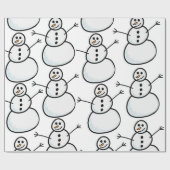 Papier Cadeau Neige (Plat)