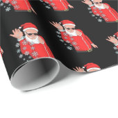 Papier Cadeau Neige (Coin rond)