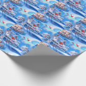 Papier Cadeau Neige au pays des merveilles (Coin)