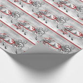 Papier Cadeau Neige Bells de Noël (Coin)