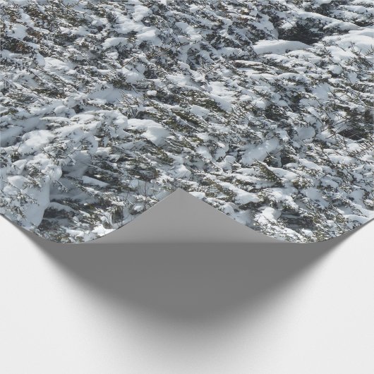 Papier Cadeau Neige dans la forêt (Coin)