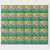 Papier Cadeau nénuphars-013 (Plat)