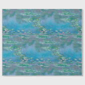Papier Cadeau Nénuphars de Claude Monet Fine Art Painting (Plat)