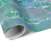 Papier Cadeau Nénuphars de Claude Monet Fine Art Painting (Coin rond)