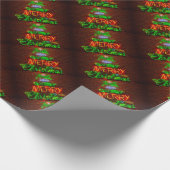 Papier Cadeau Neon A Un Très Joyeux Noël (Coin)