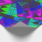 Papier Cadeau Neon abstrait. (Coin)