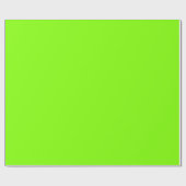 Papier Cadeau Neon Chartreuse (Plat)