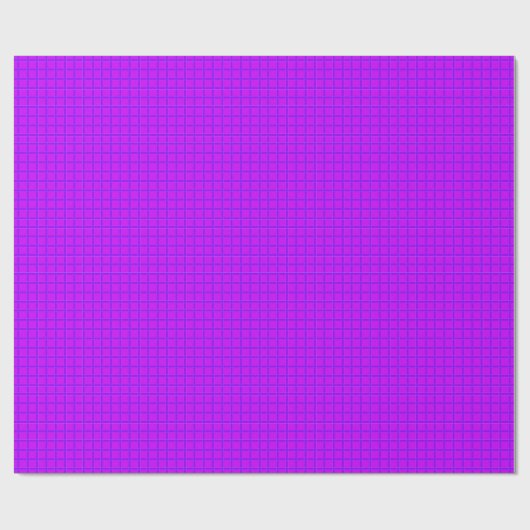 Papier Cadeau néon clair solide fluorescent violet (Plat)