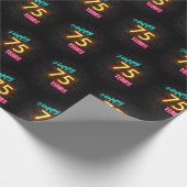 Papier Cadeau néon Connexion Brick pour 75e anniversaire (Coin)