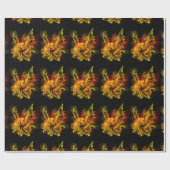 Papier Cadeau Neon Dragon (Plat)