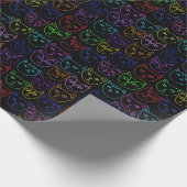 Papier Cadeau Neon Kitties (Coin)