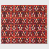 Papier Cadeau Neon Populaire Collection de Noël (Plat)