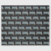 Papier Cadeau Neon Sign On Brick for 2026 (Plat)