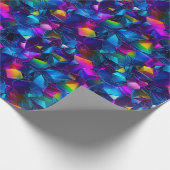 Papier Cadeau Neon Wonderland Abstrait (Coin)