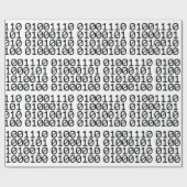 PAPIER CADEAU NERD BINAIRE (Plat)