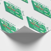 Papier Cadeau Nerd informatique (Coin)