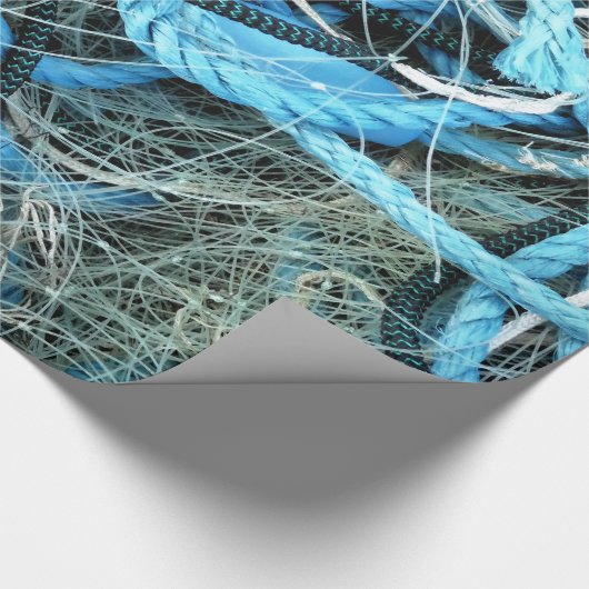 PAPIER CADEAU NET DE PÊCHE (Coin)