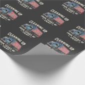 Papier Cadeau Nettoyer vos 4 ans Trump Garbage Inaguration (Coin)