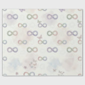 Papier Cadeau Neurodivergent Infinity Symbol | Autism ADHD Pride (Plat)