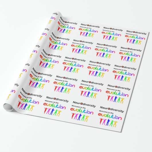 Papier Cadeau Neurodiversité Bienvenue dans l'Évolution (Déroulé)