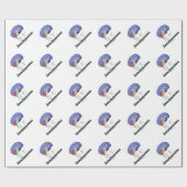 Papier Cadeau Neurologie d'équipe (attitude d'anatomie de (Plat)