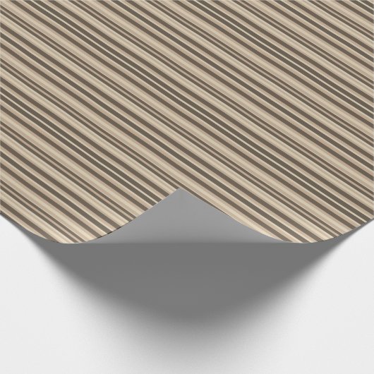 Papier Cadeau Neutral striped (Coin)