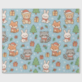 Papier Cadeau New Year's Eve in the forest (Plat)