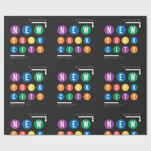 Papier Cadeau New York (Plat)